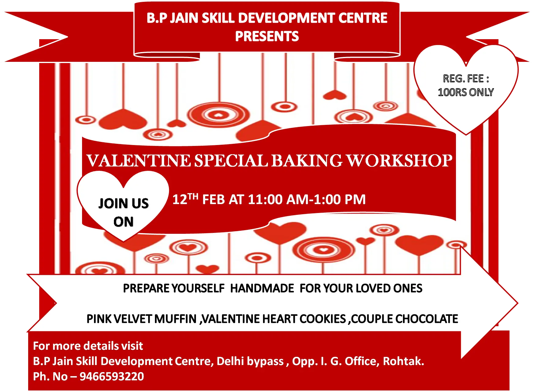 Valentine Special Baking Workshop