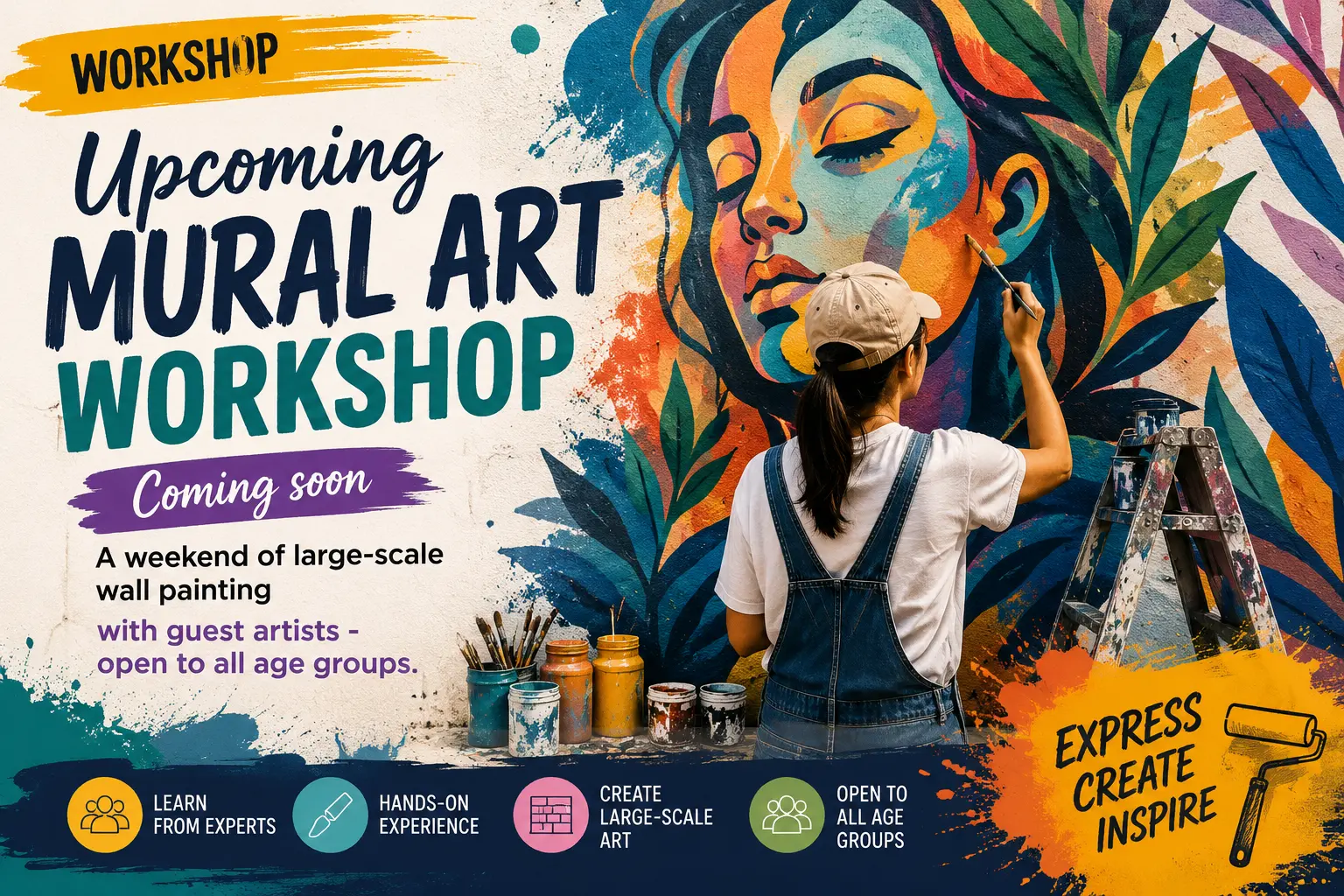 Upcoming Mural Art Workshop